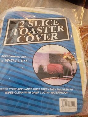 2 Slice Toaster Cover - Cream Trim